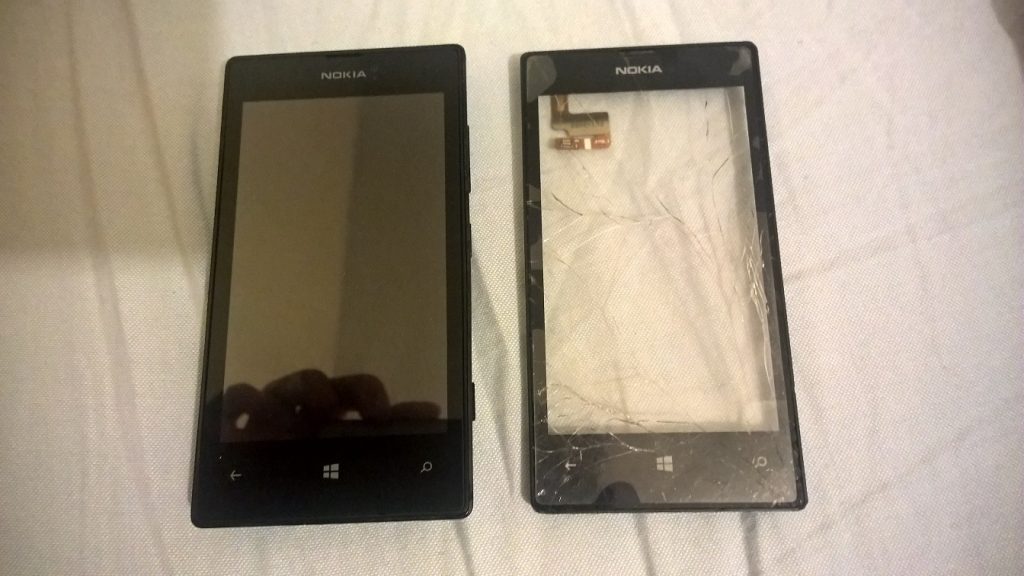 Lumia 520 dužęs ekranas